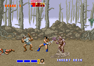 Golden Axe (set 6, US, 8751 317-123A) Screenshot 1